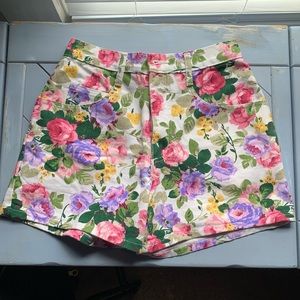 Vintage Floral Shorts